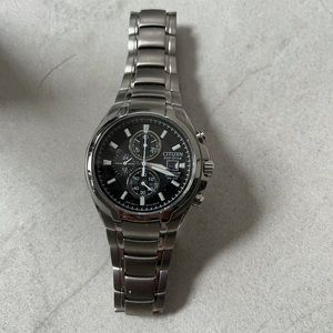 Men’s Citizen silver watch